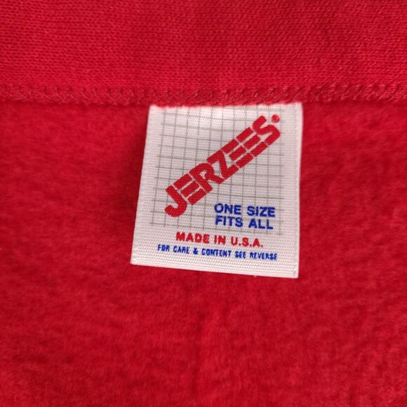 Vintage Jerzees Cardigan Sweater Womens One Size Red Embroidered Lady Poodle‎ - Picture 3 of 15